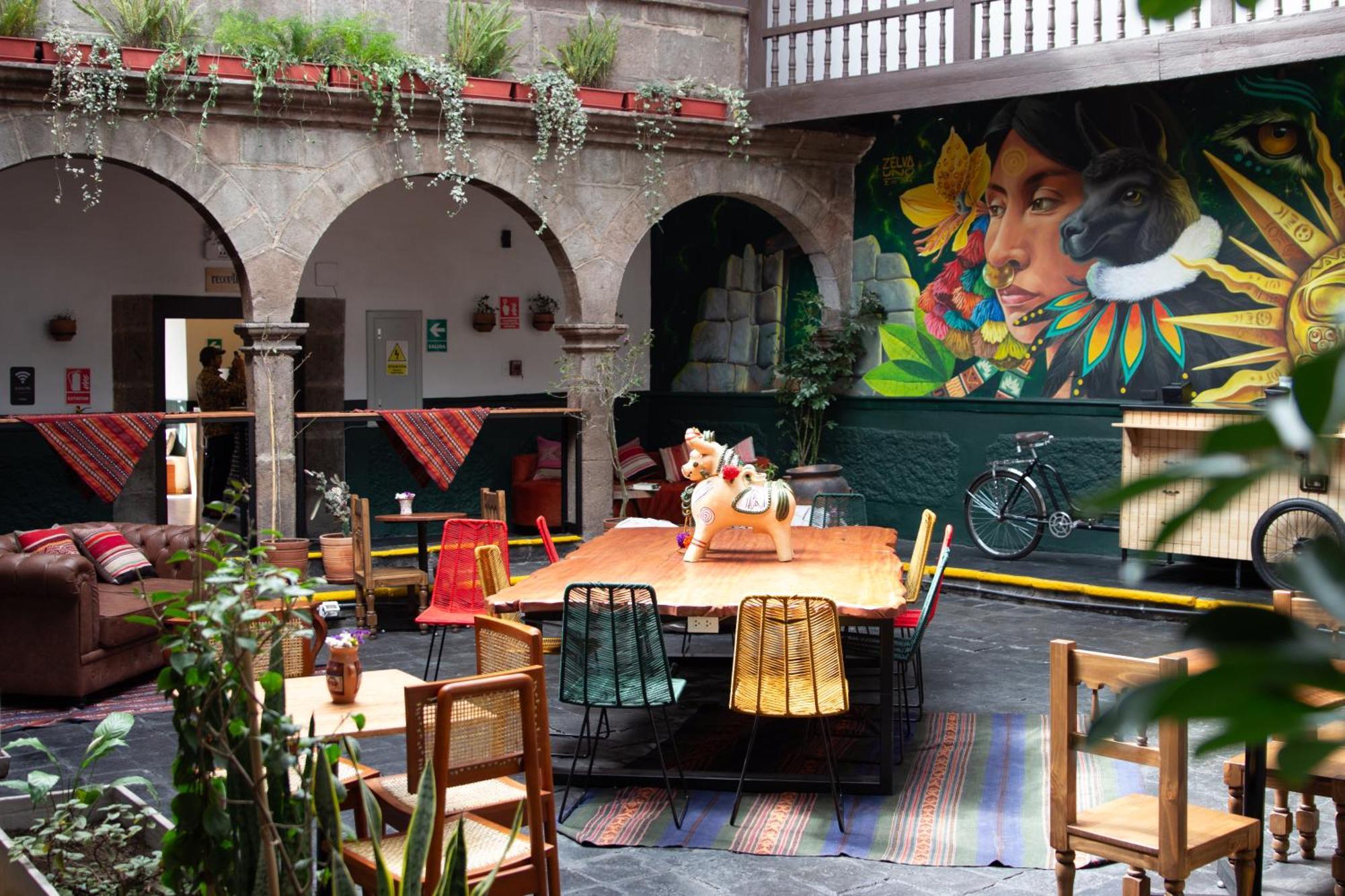 Black Llama Hostel 쿠스코 외부 사진