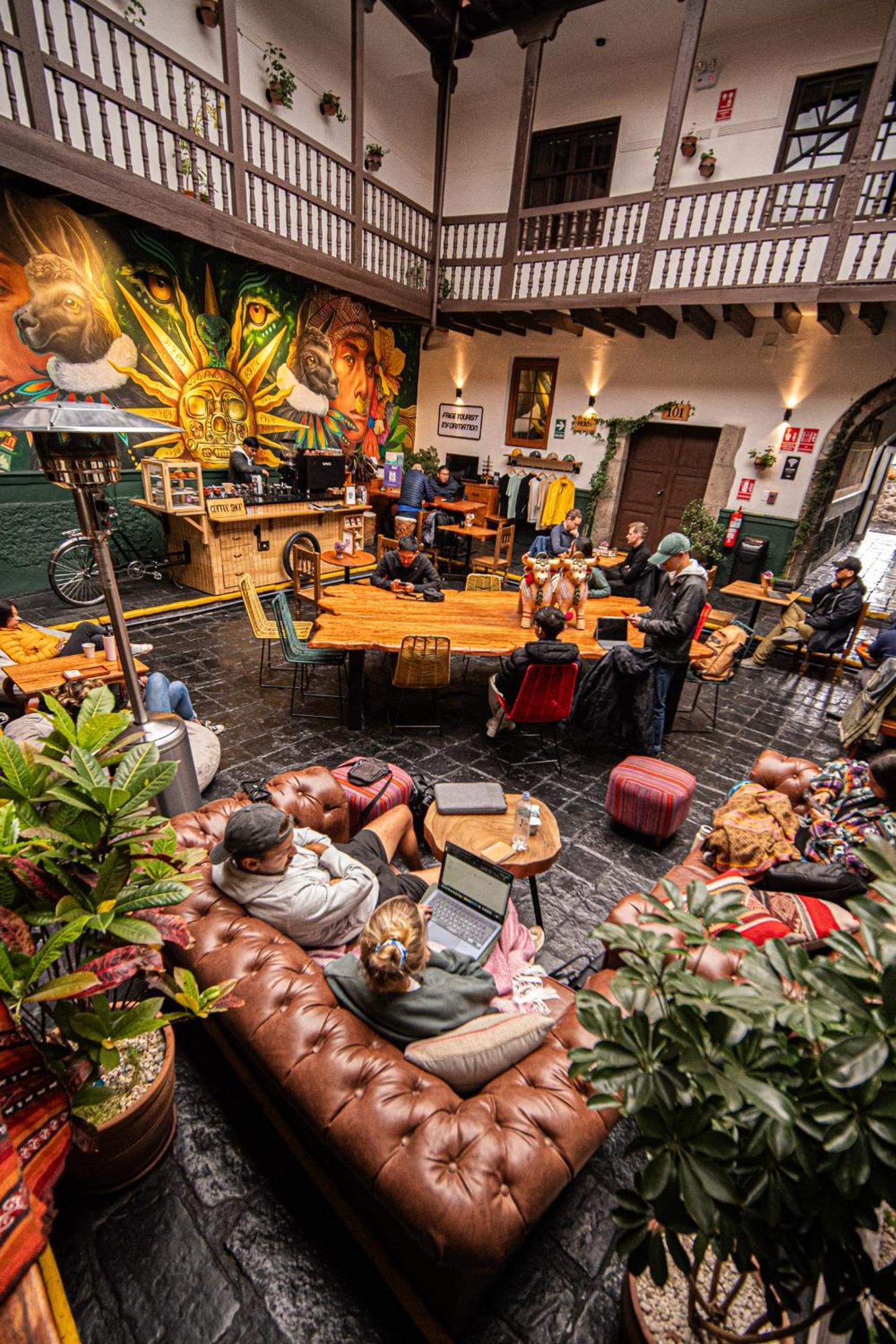 Black Llama Hostel 쿠스코 외부 사진